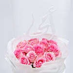 Bouquet of Pink Roses for Mum