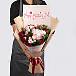 Personalised Mothers Day Celebration Flower Bouquet