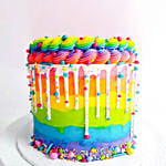 Exquisite Vanilla Rainbow Cake