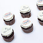 Congrats Cupcake 6 Pcs