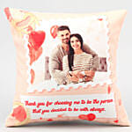Personalised Karwa Chauth Cushion