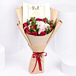 Roses & Hydrangea Bouquet Eng | Eid Mubarak