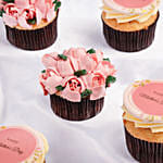 Mother's Day Red Velvet Cup cake