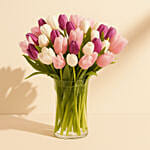 Painted Skies Tulip Bouquet QT
