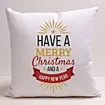 Xmas And New Year Greetings Cushion