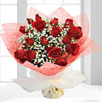 20 Fresh Red Spray Roses Bouquet