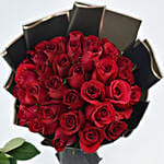 35 Red Roses Hand Bouquet