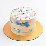 Babys Gender Reveal Cake
