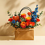 Beautiful Flower Bag Arrangement