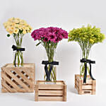 Beautiful Flowers Set of 3