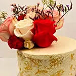 Beautiful Stencile Vanilla Cake