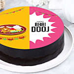 Bhai Dooj Chocolate Cake Half Kg