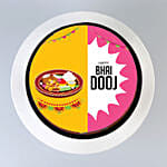 Bhai Dooj Chocolate Cake Half Kg