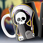 Black Theme Happy Halloween Mug