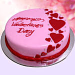 Chocolate Ganache Valentine Theme Cake