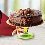 Chocolate Rocher 1.5 Kg Cake & Mix Roses