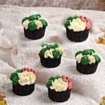 Christmas Joy Chocolate Cupcakes