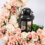 Crescent Flowers Moon and Chocolates Stand