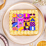 Crunchy Chocolate Diwali Cake