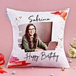 Cuddly Birthday Personalised Cushion