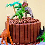 Dinosaur Red Velvet Cake
