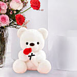 Flower and Teddy Togetherness