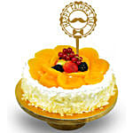Fruit Cake With Fathers Day Topper 1.5 Kg