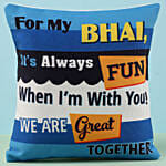 Fun Bhai Printed Cushion