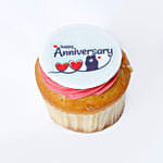 Happy Anniversary Cupcake 6 Pcs