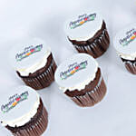 Happy Anniversary Cupcakes 6pcs
