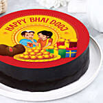 Happy Bhai Dooj Chocolate Cake Half Kg