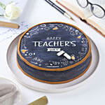 Happy Teachers Day Chocolate Fondant Cake One Kg