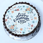 Happy Women's Day Chocolate Cake