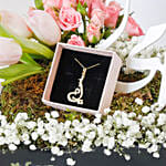 Heart Shape Flowers Arrangement with Jewelry