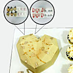 Heart Shape Pinata Cake