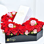 هدية الحب - عطر فاندوم 100 مل مع ورود حمراء