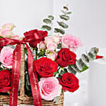 Hello Love Valentines Flower Arrangement