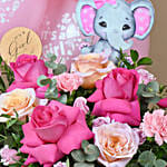 It's a Girl Flower Arrangement Combo