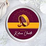 Karwa Chauth Special Chocolate Photo Cake Half Kg