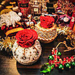 Long Lasting Red Rose In Designer Holder