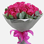 Lovely Roses & Soft Toy Combo