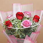 Loves Blushing Roses & Chocolate Cake