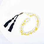 Luxury Musbah - White & Yellow - Large Edition - Elegance Floral Box