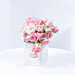 Luxury Noor - Small Candle -Musky Rose - Pink Baby Rose