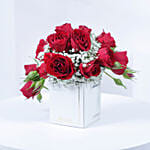 Luxury Noor - Small Candle -Vanilla Tone - Red Baby Rose