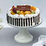 Mix Fruit Topping Vanilla Cake Half Kg