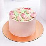 Moms Love Tulips Red Velvet Cake