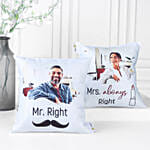 Mr N Mrs Right Cushions