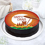 Onam Celebration Chocolate Cake