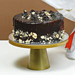 Passionate Love Roses and Chocolate Cake Surprise